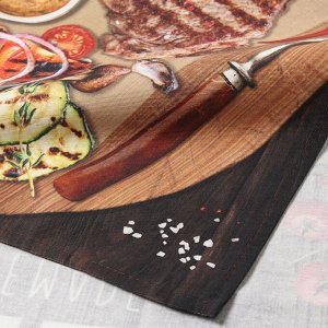 Набор полотенец ""Этель"" Meat dish 4 шт, 100% хлопок