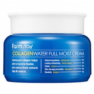 Увлажняющий крем для лица с коллагеном FarmStay Collagen Water Full Moist Cream 100 гр