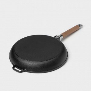 Сковорода Wild Kitchen, d=28 см, лопатка и губка в комплекте, чугун