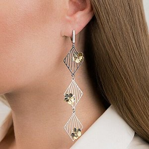 Серебряные серьги