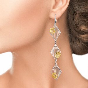 Серебряные серьги
