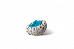 Кресло плетеное Nest (белый)