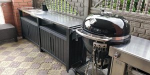Столик для барбекю 415 л, графит