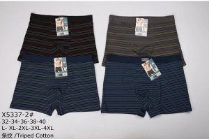 DVL Трусы шорты отк.резинка муж GT Полоска микс 95% х/б.,5% спанд. (XL) 1 шт / шт / 49126-42/XL / 49