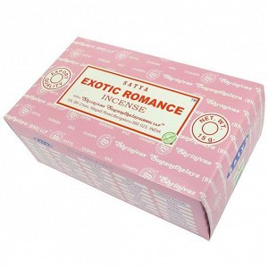 SATYA прямоуг. Благовония Exotic Romance Экзотический Роман 15гр. блок 12шт.