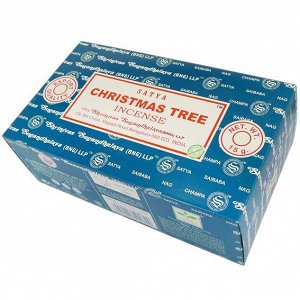 SATYA прямоуг. Благовония Christmas Tree Рождественское Дерево 15гр. блок 12шт.
