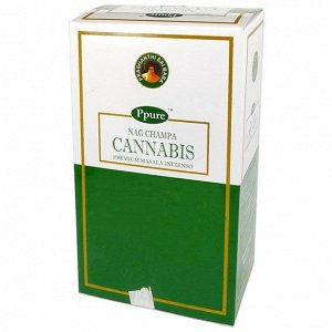 PPURE прямоуг. благовония CANNABIS КАННАБИС 15 гр. блок 12шт.