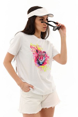Футболка Bright leopard
