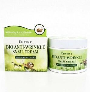 Deoproce Bio Anti-Wrinkle Snail Cream - Крем  для лица на основе экстракта муцина улитки 100гр