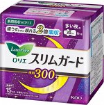 Laurier Slim Guard Ночные тонкие гигиенические прокладки, 30 см, 15 шт
