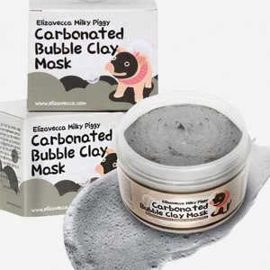 Elizavecca Маска д/лица очищающая КИСЛОРОДНАЯ Сarbonate Bubble Clay Mask, 100 мл