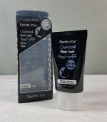 Маска-плёнка для очищения кожи носа от чёрных точек FARMSTAY Charcoal Black Head Peel-off Nose Pack, 60мл