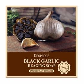 Мыло с черным чесноком Deoproce Black GArlic Reaging Soap, 100g