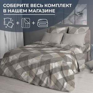 Наволочка 50*70 см, бязь ГОСТ, на клапане (Родриго, бежевый)