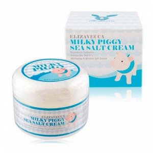 Elizavecca Омолаживающий крем для лица с морской солью Milky Piggy Sea Salt Cream, 100 гр