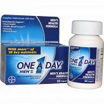 One-A-Day, One A Day Men&#039;s, формула здоровья для мужчин, мультивитамины/мультиминералы, 60 таблеток