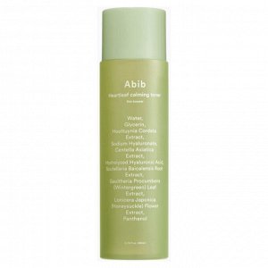 Успокаивающий тонер-бустер с экстрактом хауттюйнии Abib Heartleaf Calming Toner Skin Booster 200мл