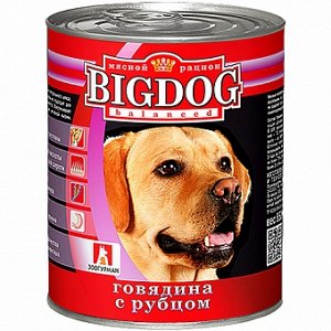 Зоогурман Big Dog конс 850гр д/соб Говядина с рубцом (1/9)