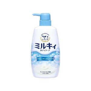 Молочное увлажняющее жидкое мыло для тела с ароматом цветочного мыла «Milky Body Soap» (дозатор) 550