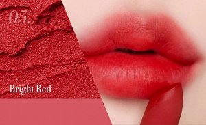 Lizda Бархатная губная помада 05 Air fit Velvet Lipstick 05 bright red