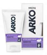ARKO Крем ПОСЛЕ БРИТЬЯ, 50 мл, SENSITIVE (для чувств. кожи) C-345S
