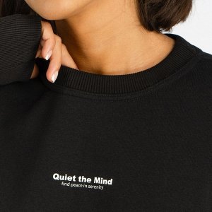 Свитшот Черный
Состав: 70% Cotton 30% Polyester
Женский свитшот свободного кроя (принт "Quiet the Mind").
Материал:
French terry б/н - футер 3-х нитка без начеса. Один из самых плотных разновидностей 