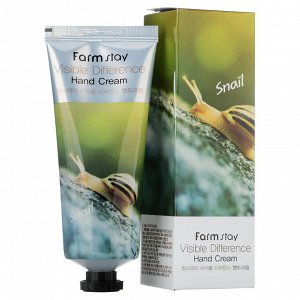 Farm Stay Visible Difference Snail Hand Cream Крем для рук с натуральным экстрактом улитки 100мл