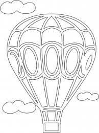 Трафарет "Воздушный шар" A4