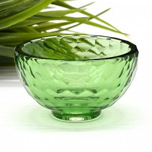 Чайная пиала стеклянная цв. зеленый 60*60*33мм