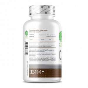 Nature Foods Caffeine 100mg Кофеин, 60 капс