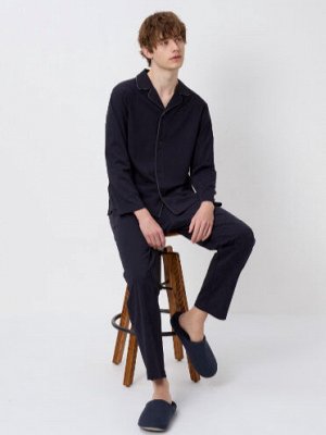 UNIQLO - мягкие домашние тапочки - 69 NAVY