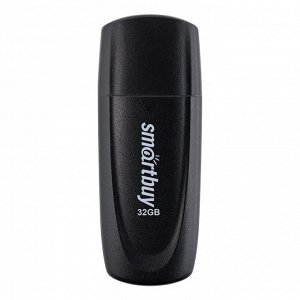 Флешка (Флеш-память) 32GB UFD 2.0  SmartBuy  Scout Black (SB032GB2SCK)