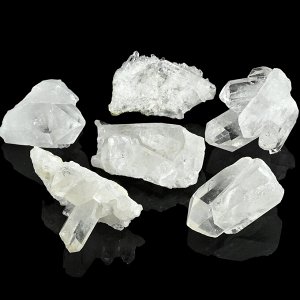 Кристаллы горного хрусталя 63*39*35мм, 100-119г