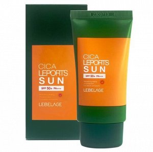 Lebelage Cica Leports крем солнцезащ. SPF-50+Pa+++ 30мл смягч.,успок.эф. д/лица экст.центеллы 1шт / 200шт / LB-144 / 092826