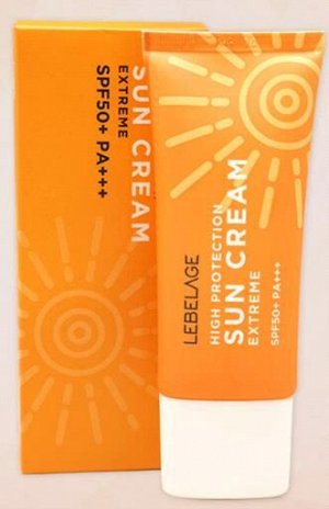 Lebelage High Protection Extreme крем солнцезащ. SPF-50+Pa+++ 30мл водост. п/фотостар. экст.алоэ 1шт / 200шт / LB-108 / 091485,114538