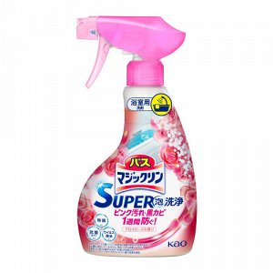 Жидкость чистящая для ванны "Magiсclean" (предотвращающая образование розовой и чёрной плесени, с антибактериальным эффектом, аромат розы) 350 мл / 12