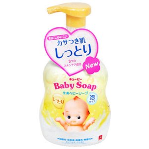 Увлажняющая молочная детская пенка "2 в 1" для мытья волос и тела с первых дней жизни ("Без слёз")