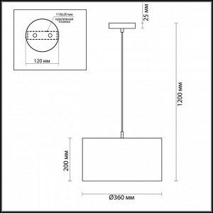 3745/2 MODERNI LN19 183 никель Подвес E27 2*60W 220V NIKKI