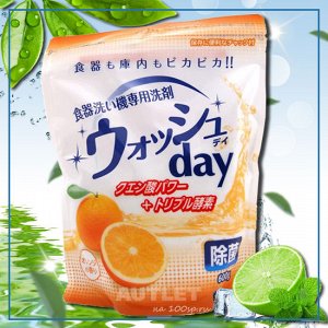 * &quot;Nihon Detergent&quot; Средство для мытья посуды в посудомоечной машине (порошковое, с ароматом апельсина)