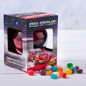 Набор «Будь крутым!»: машинка с инерцией в шаре, конфеты 20 г