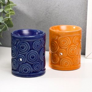 Аромалампа керамика "Галактика" 8х6,5х6,5 см