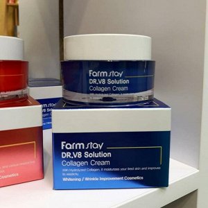 KR/ FarmStay DR.V8 Solution Collagen Cream Крем для лица "Коллаген", 50мл