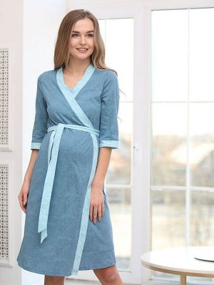 Комплект для беременных и кормящих женщин, Бирюзовый/серый