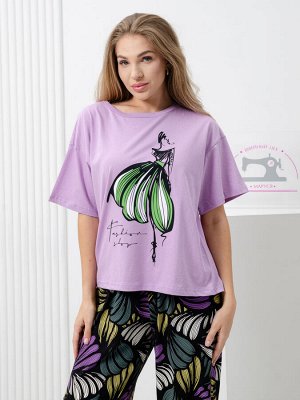 Костюм Женский Футболка + Брюки
