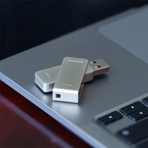 Флешка память USB 64GB 3.0/3.2 Gen.1 накопитель Smartbuy M1 Metal Grey (SB064GM1G)