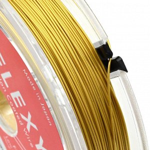 Тросик ювелирный (ланка) Flexi 7 струн,  ?- 0,45мм, катушка 30м, цв.золото