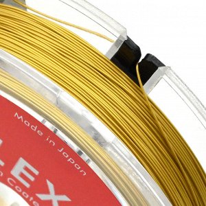 Тросик ювелирный (ланка) Flexi 7 струн, диаметр 0,35мм, катушка 30м, цв.золото