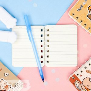 Блокнот "Bake Bears" A7, в ассортименте 1шт