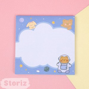 Набор стикеров для заметок "Bear" cosmic