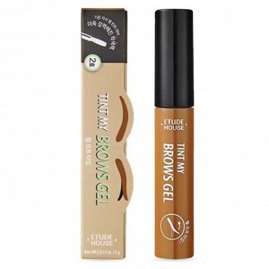 Водостойкий тинт гель для бровей светло коричневый Etude House Tint My Brows Gel № 2 Light Brown 5 гр